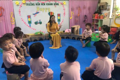 Chuyên đề Tổ Nhà trẻ tháng 4 độ tuổi 24-26 tháng. ” Hoạt động Âm Nhạc”