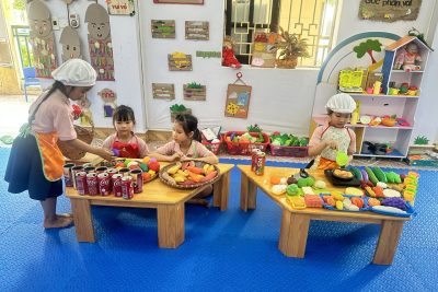 Một số hình ảnh kiểm tra giáo viên tháng 4 của Tổ Mẫu Giáo.